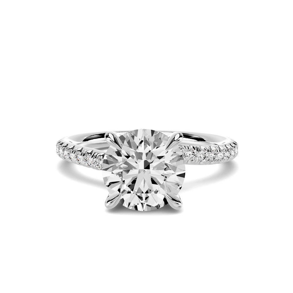 360 degree view of Torvia Pavé Engagement Ring