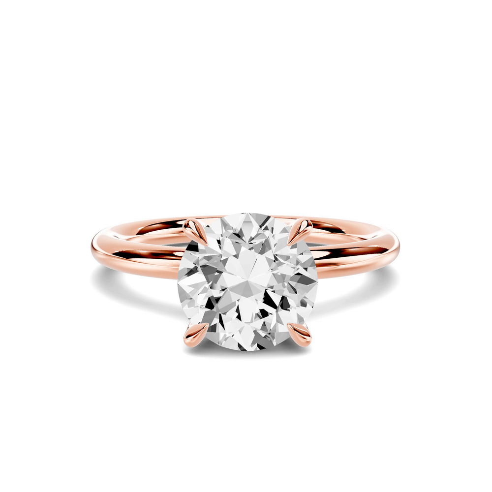 360 degree view of Stellora Crossover Solitaire Engagement Ring
