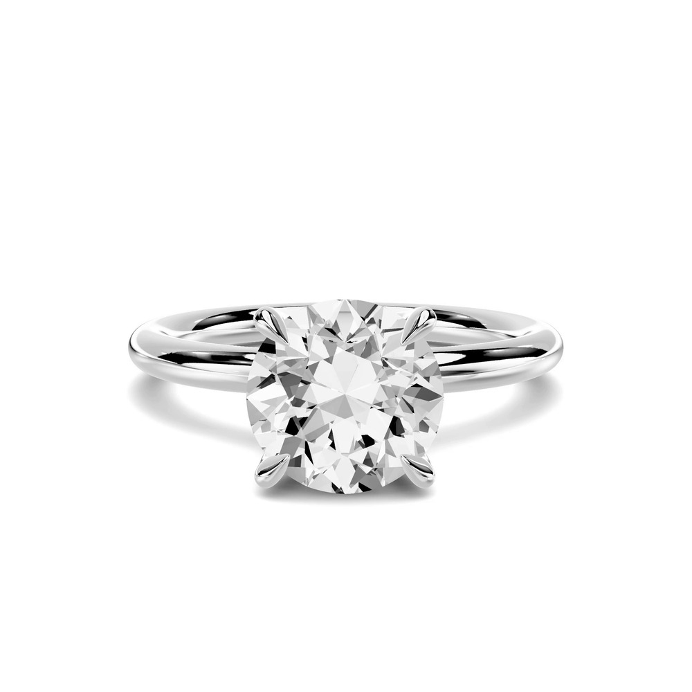 360 degree view of Stellora Crossover Solitaire Engagement Ring
