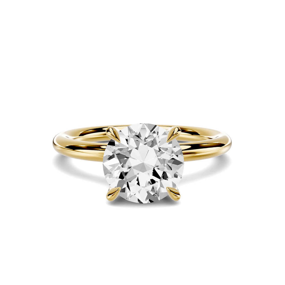 360 degree view of Stellora Crossover Solitaire Engagement Ring