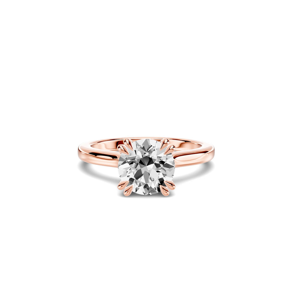 360 degree view of Lucca Double Prong Cathedral Engagement Ring