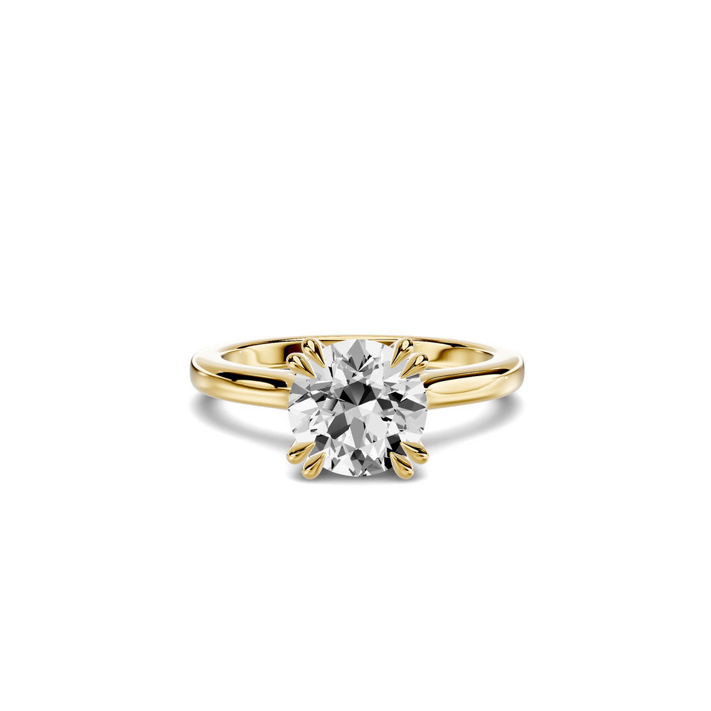 360 degree view of Lucca Double Prong Cathedral Engagement Ring