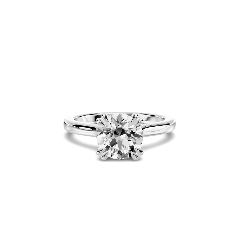 360 degree view of Lucca Double Prong Cathedral Engagement Ring
