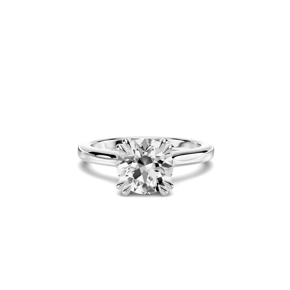 360 degree view of Lucca Double Prong Cathedral Engagement Ring