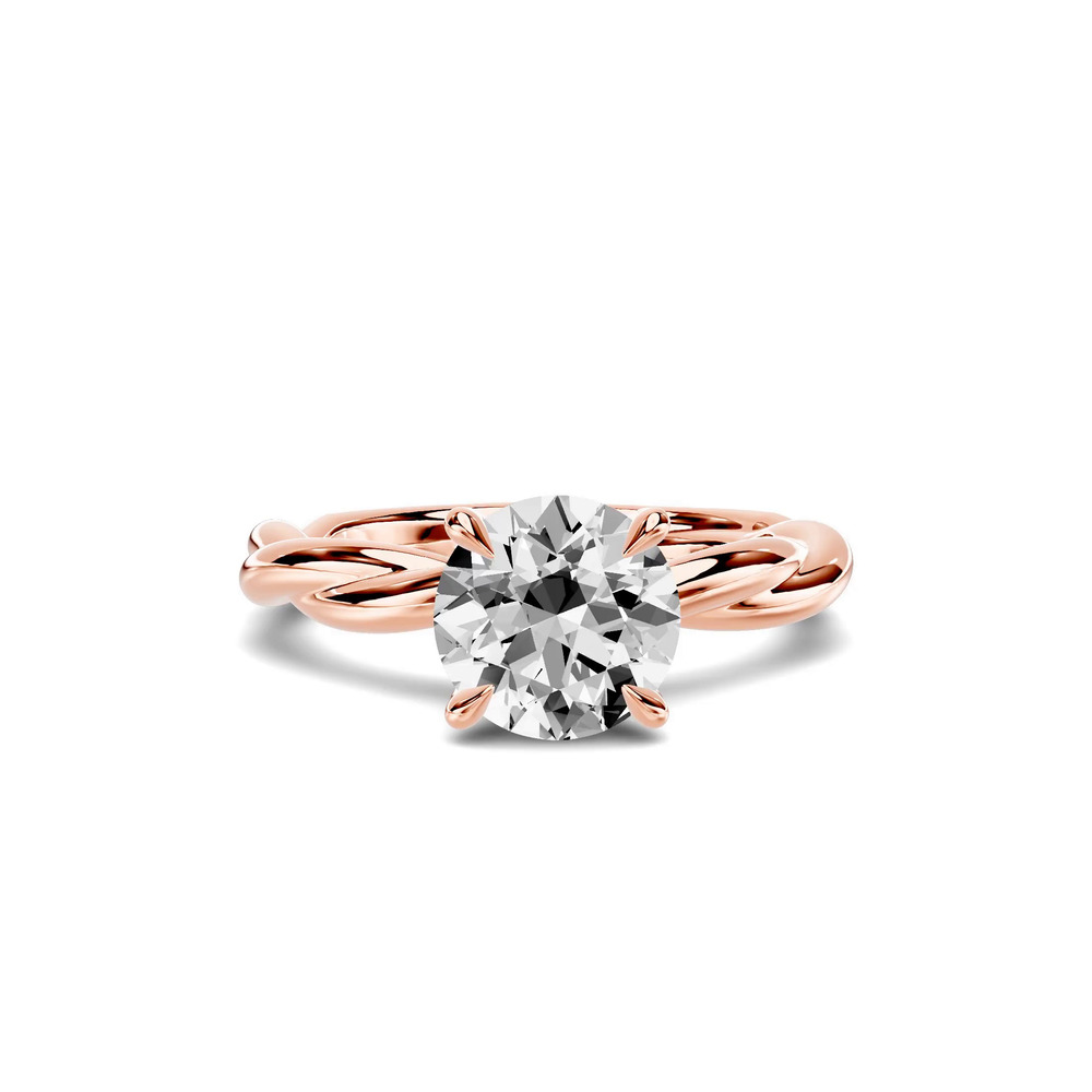 360 degree view of Riona Twist Engagement Ring