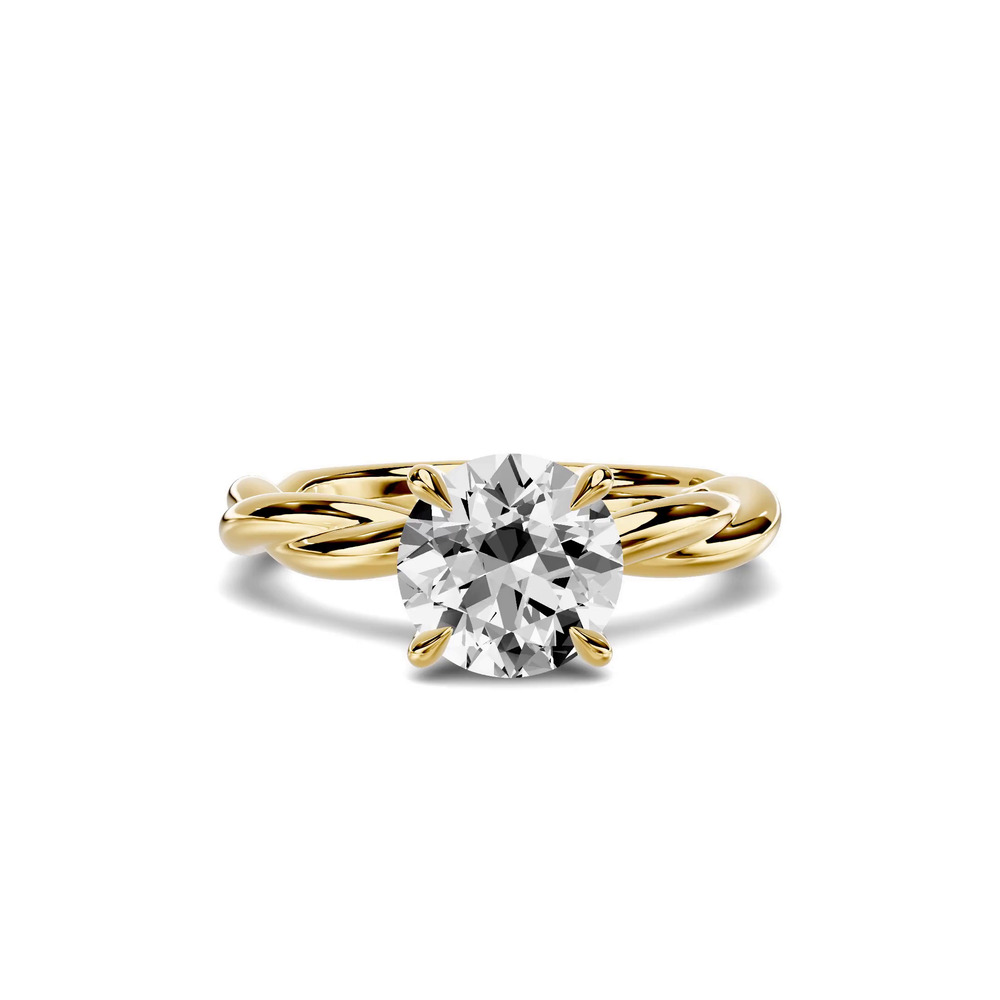 360 degree view of Riona Twist Engagement Ring