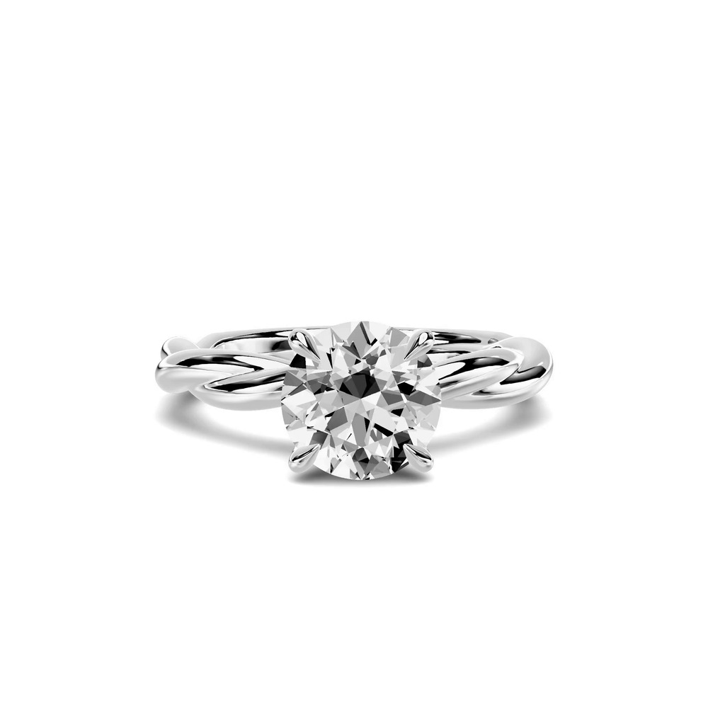 360 degree view of Riona Twist Engagement Ring
