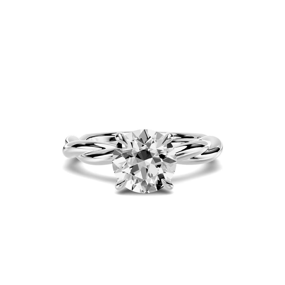 360 degree view of Riona Twist Engagement Ring
