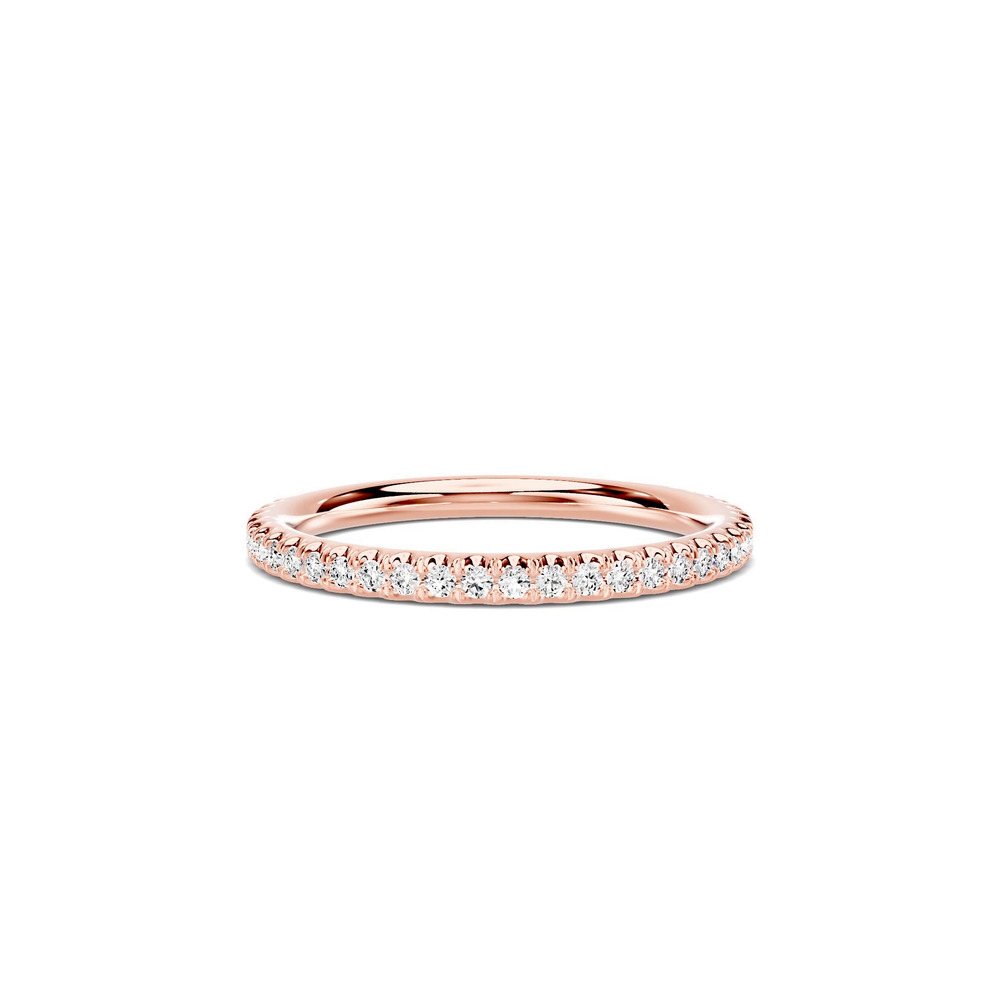 360 degree view of Avalon Classic Pavé Band