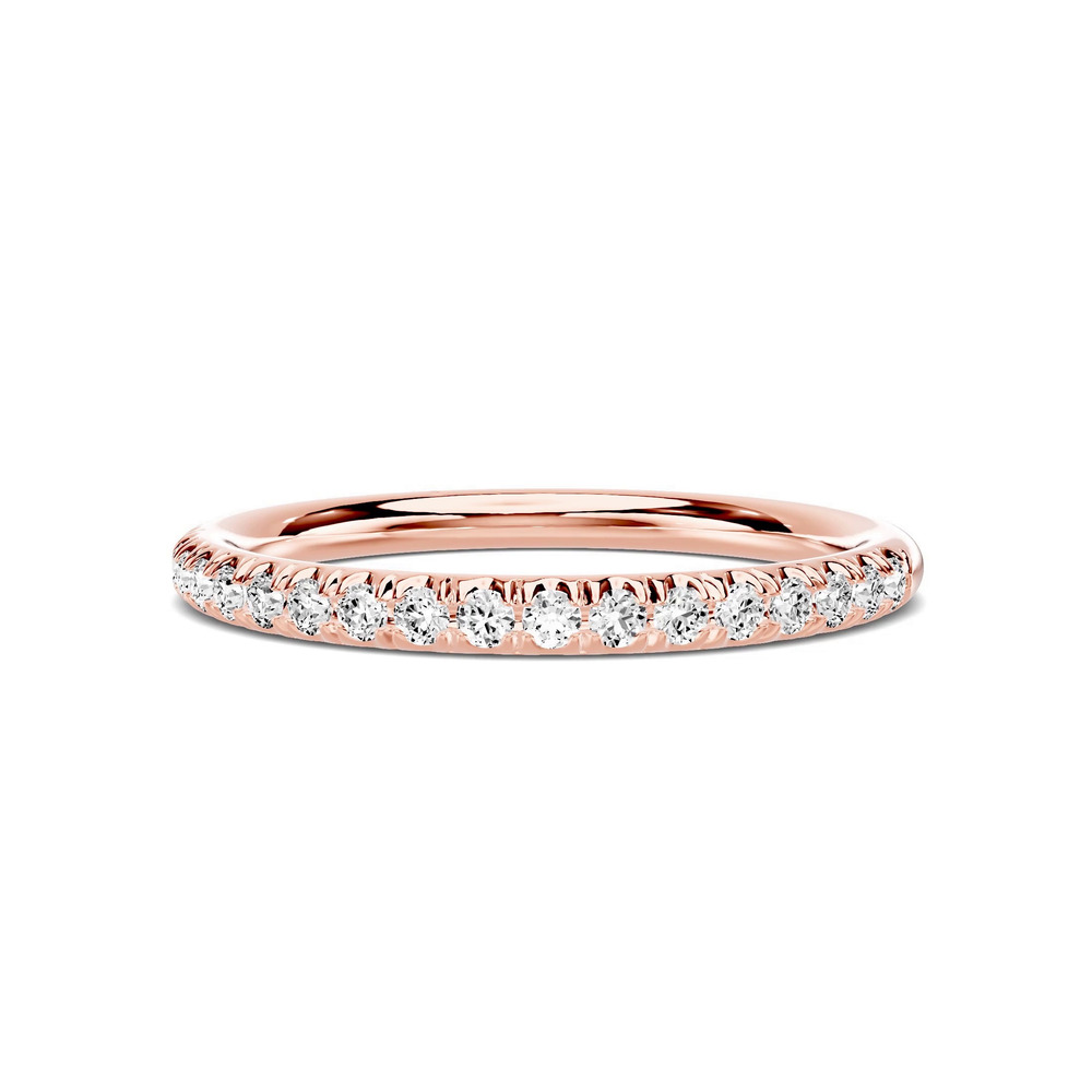 360 degree view of Avalon Classic Pavé Wedding Band
