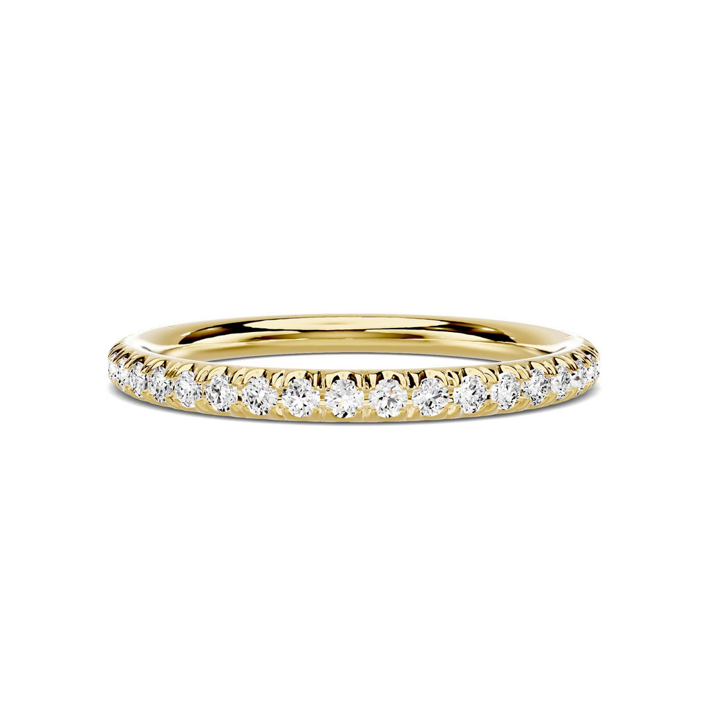 360 degree view of Avalon Classic Pavé Wedding Band