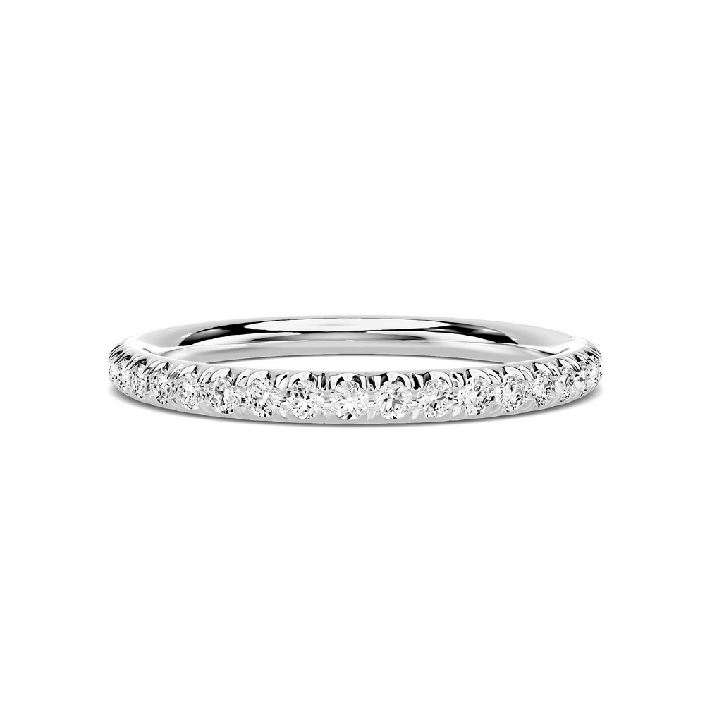 360 degree view of Avalon Classic Pavé Wedding Band