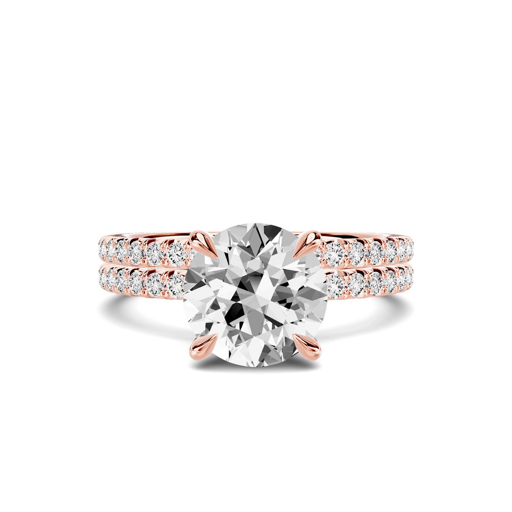 360 degree view of Lumina French Pavé Lab Band (1/3 ct. tw.)