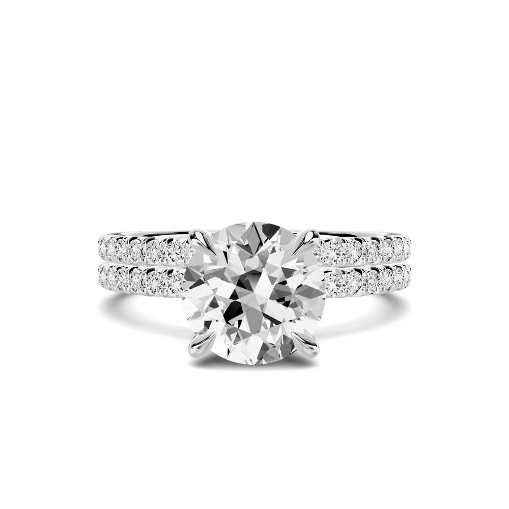 360 degree view of Lumina French Pavé Band (1/3 ct. tw.)