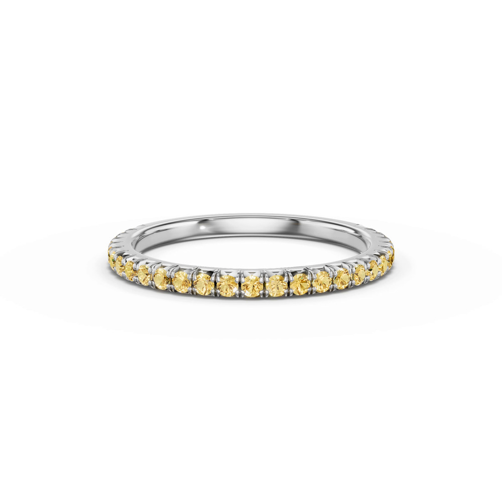 360 degree view of Lumina Fancy Yellow Lab Diamond French Pavé Band (1/3 ct. tw.)