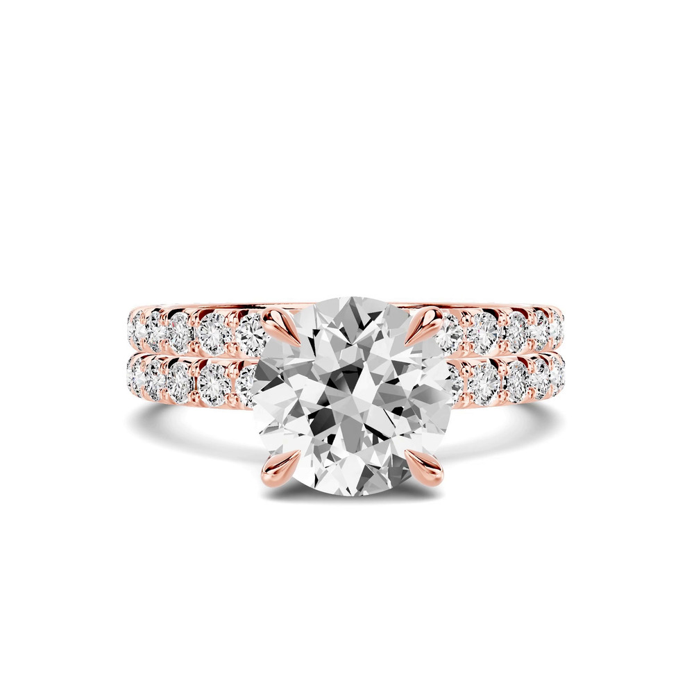 360 degree view of Lumina French Pavé Lab Band (1/2 ct. tw.)
