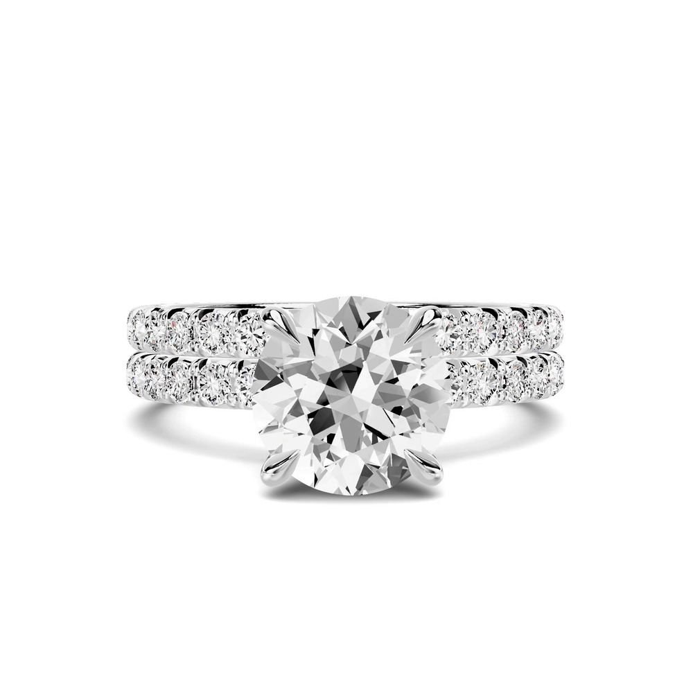 360 degree view of Lumina French Pavé Lab Band (1/2 ct. tw.)