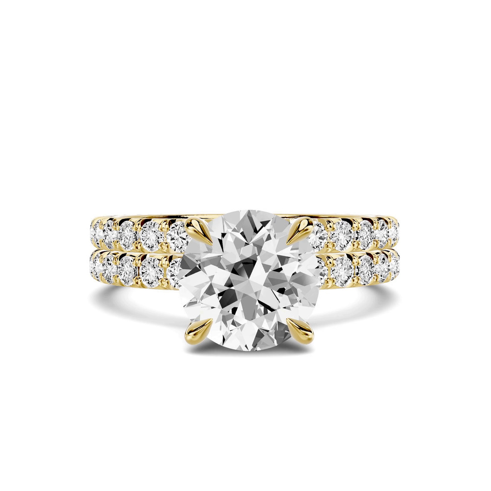 360 degree view of Lumina French Pavé Lab Band (1/2 ct. tw.)