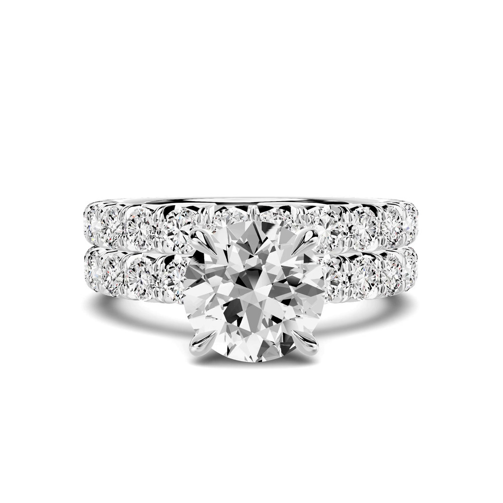 360 degree view of Lumina French Pavé Band (1 ct. tw.)