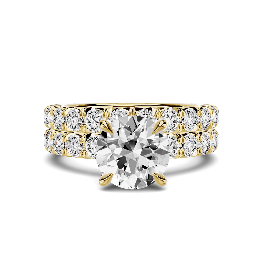 360 degree view of Lumina French Pavé Lab Band (1 ct. tw.)