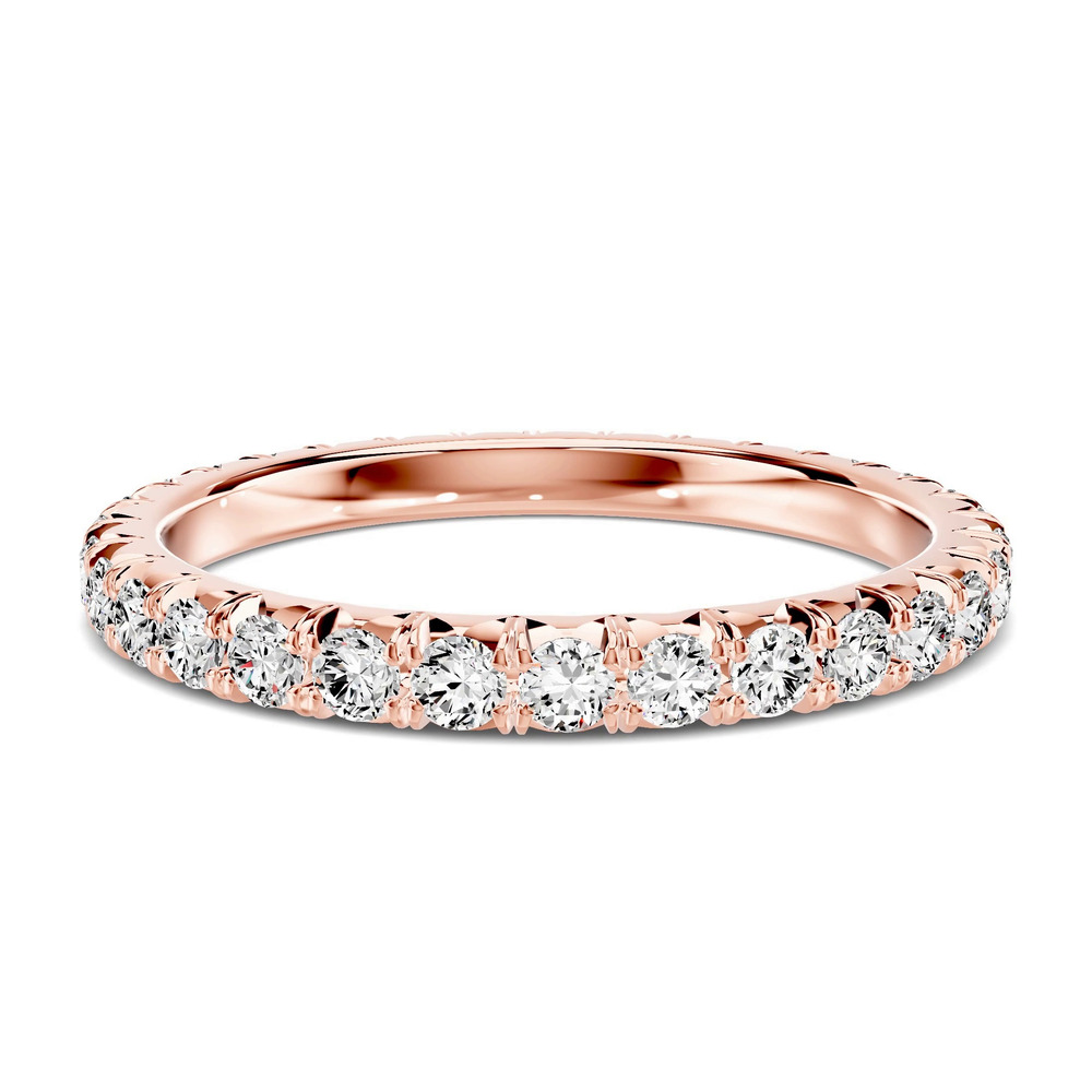 360 degree view of Lumina French Pavé Eternity Band (3/4 ct. tw.)