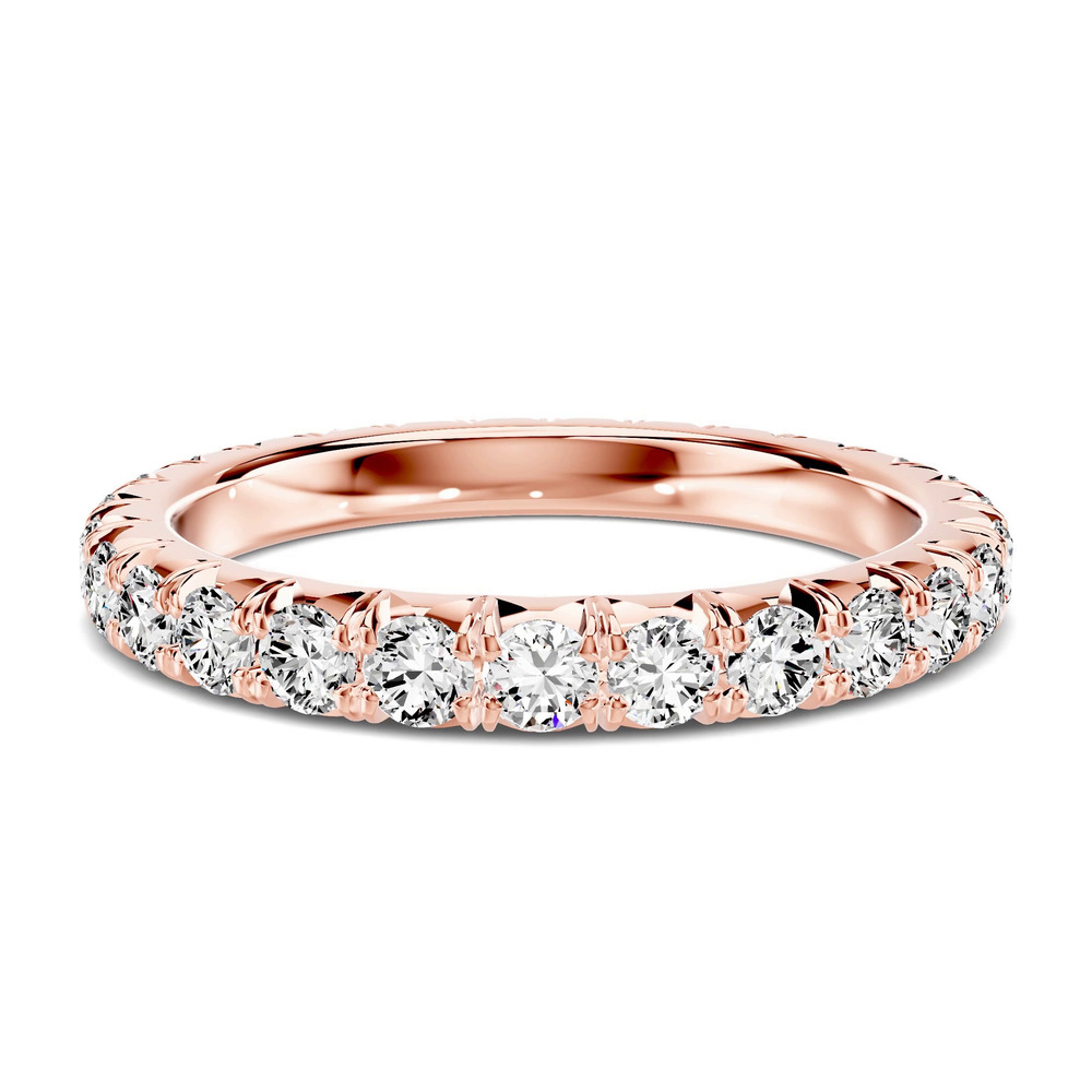 360 degree view of Lumina French Pavé Eternity Band (1.20 ct. tw.)