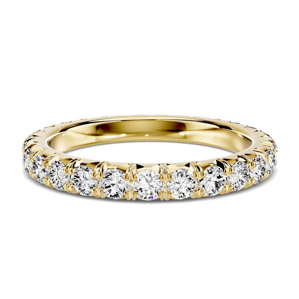 360 degree view of Lumina French Pavé Eternity Band (1.20 ct. tw.)
