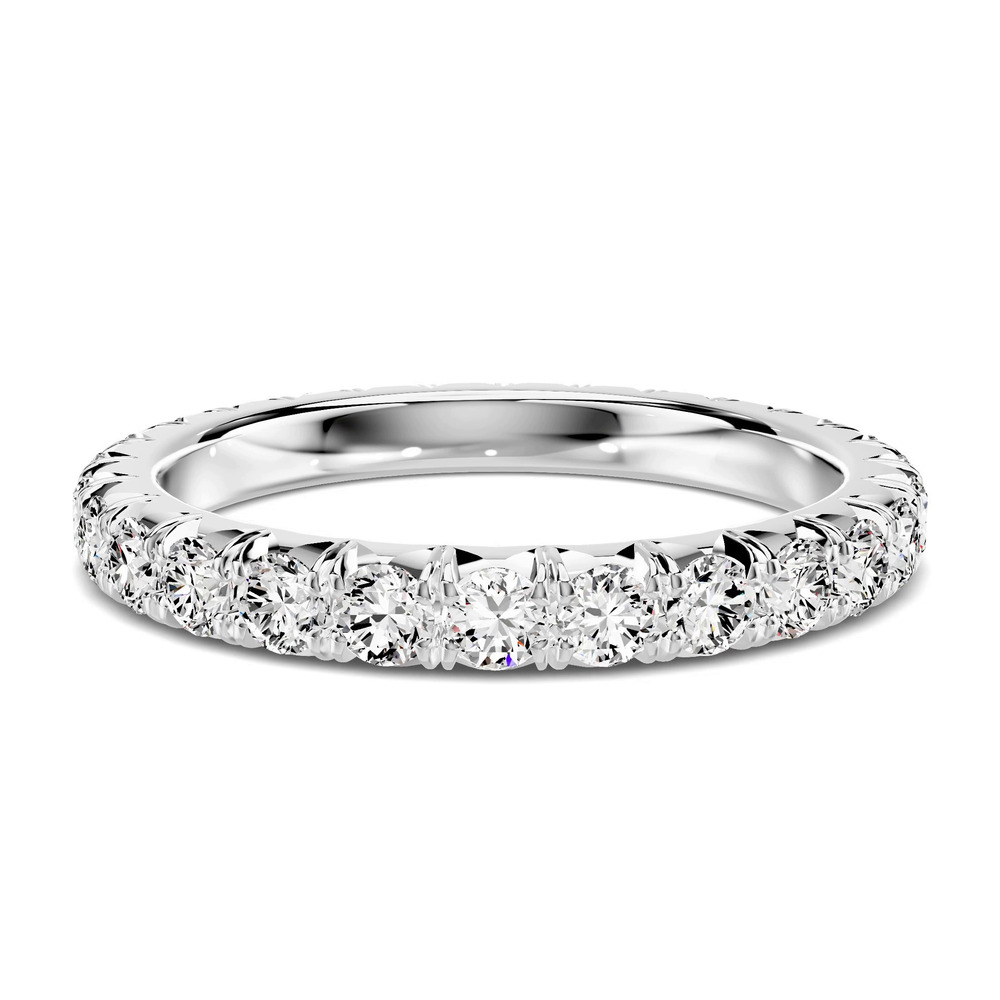 360 degree view of Lumina French Pavé Eternity Band (1.20 ct. tw.)