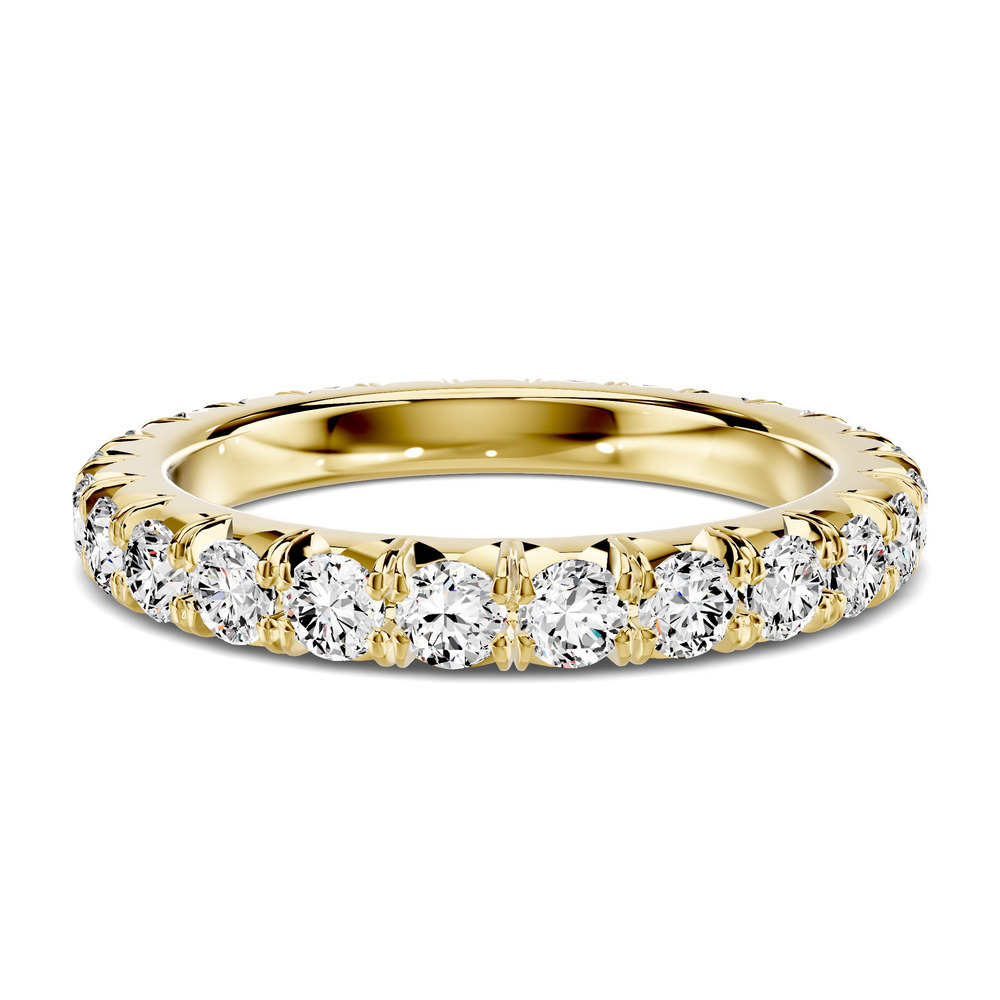 360 degree view of Lumina French Pavé Eternity Band (1.40 ct. tw.)