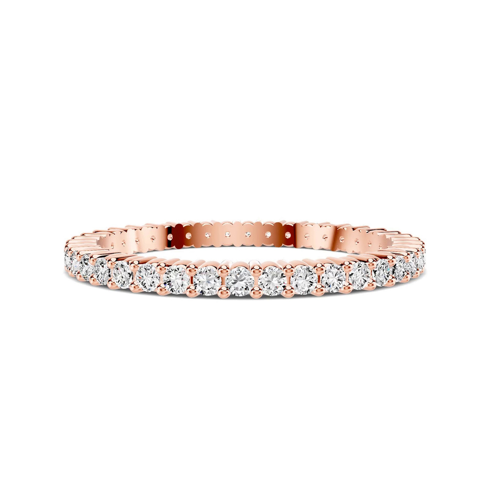 360 degree view of Aura Shared Prong Eternity Band (0.50 ct. tw.)