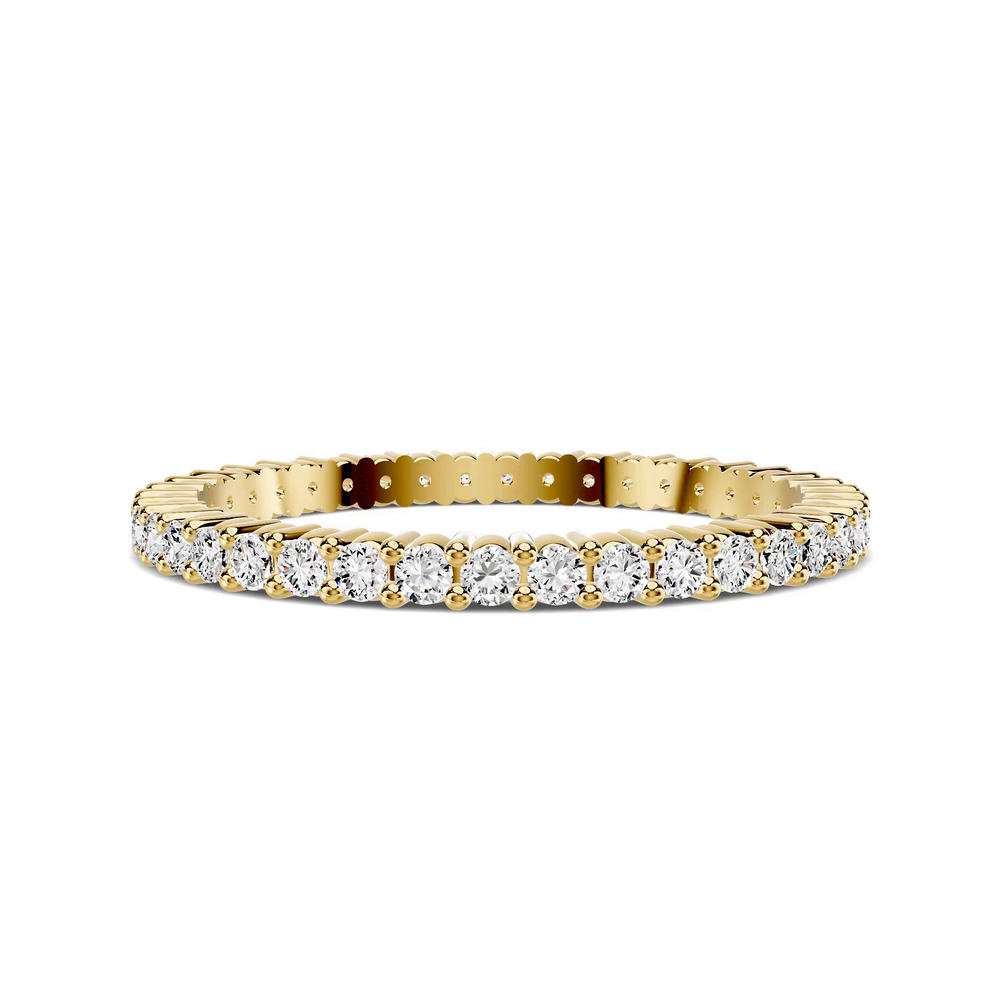 360 degree view of Aura Shared Prong Lab Eternity Band (0.50 ct. tw.)