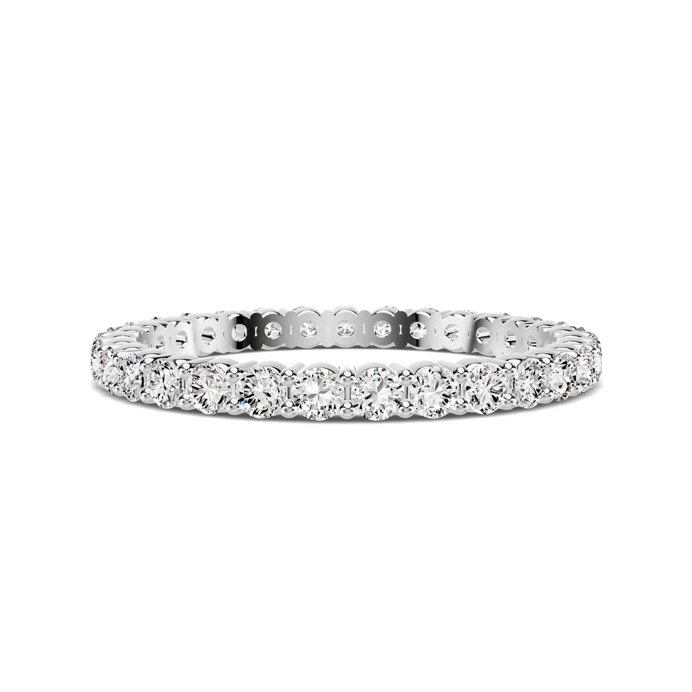 360 degree view of Aura Shared Prong Lab Eternity Band (0.75 ct. tw.)