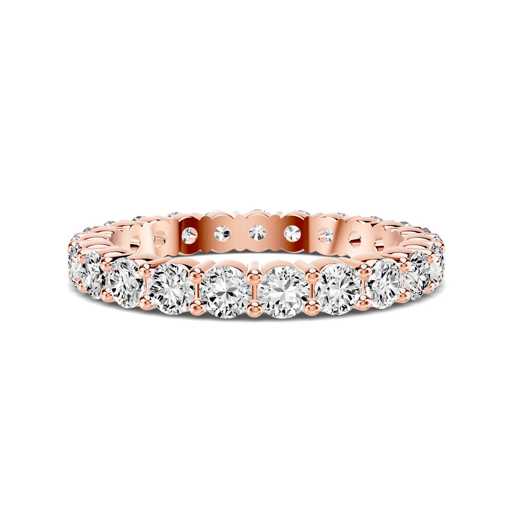 360 degree view of Aura Shared Prong Lab Eternity Band (1.75 ct. tw.)