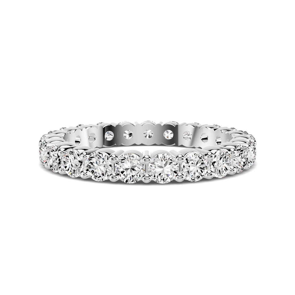 360 degree view of Aura Shared Prong Lab Eternity Band (1.75 ct. tw.)