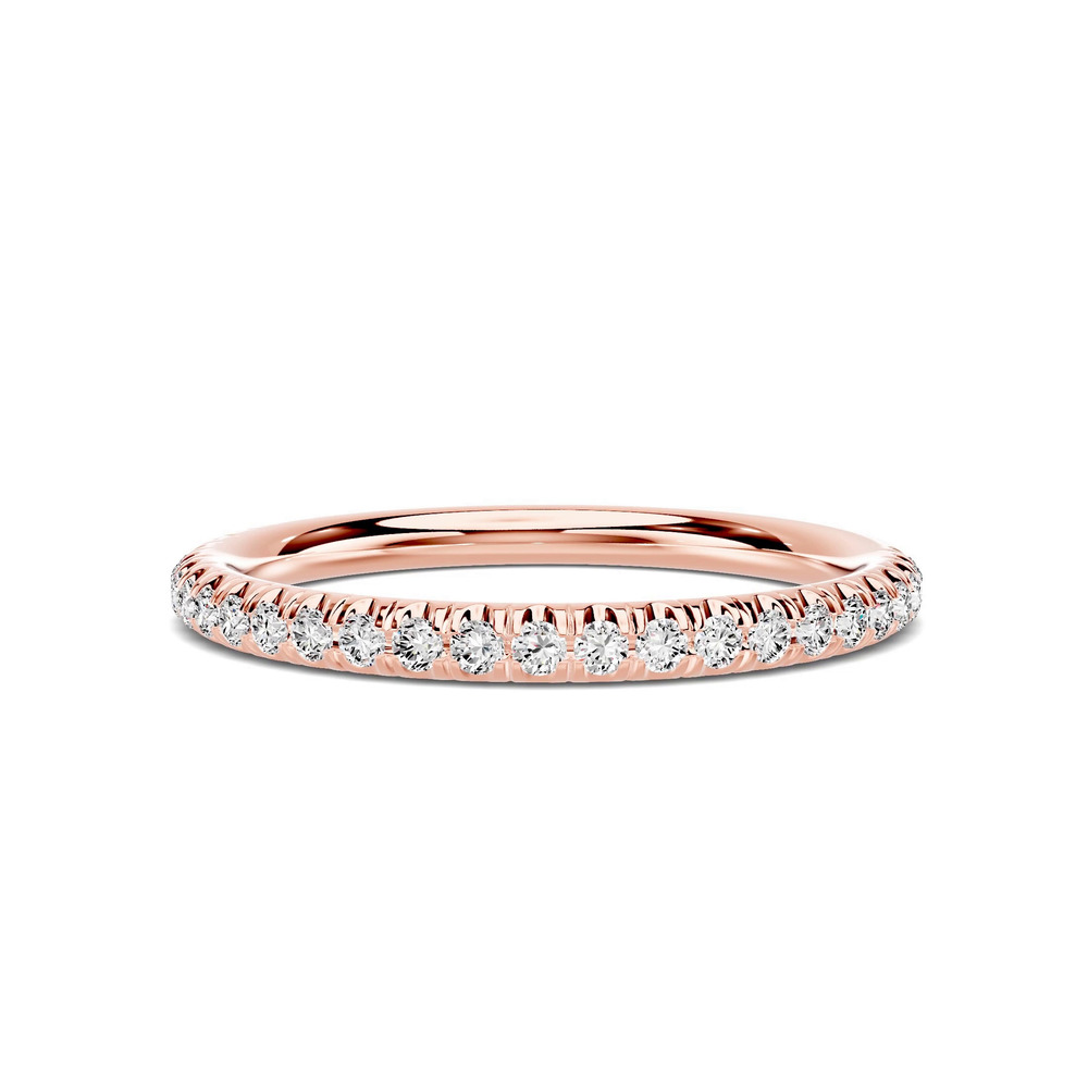 360 degree view of Elaris Pavé Wedding Band