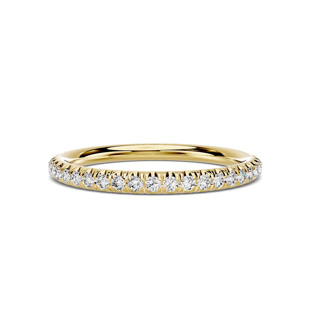 360 degree view of Elaris Pavé Wedding Band
