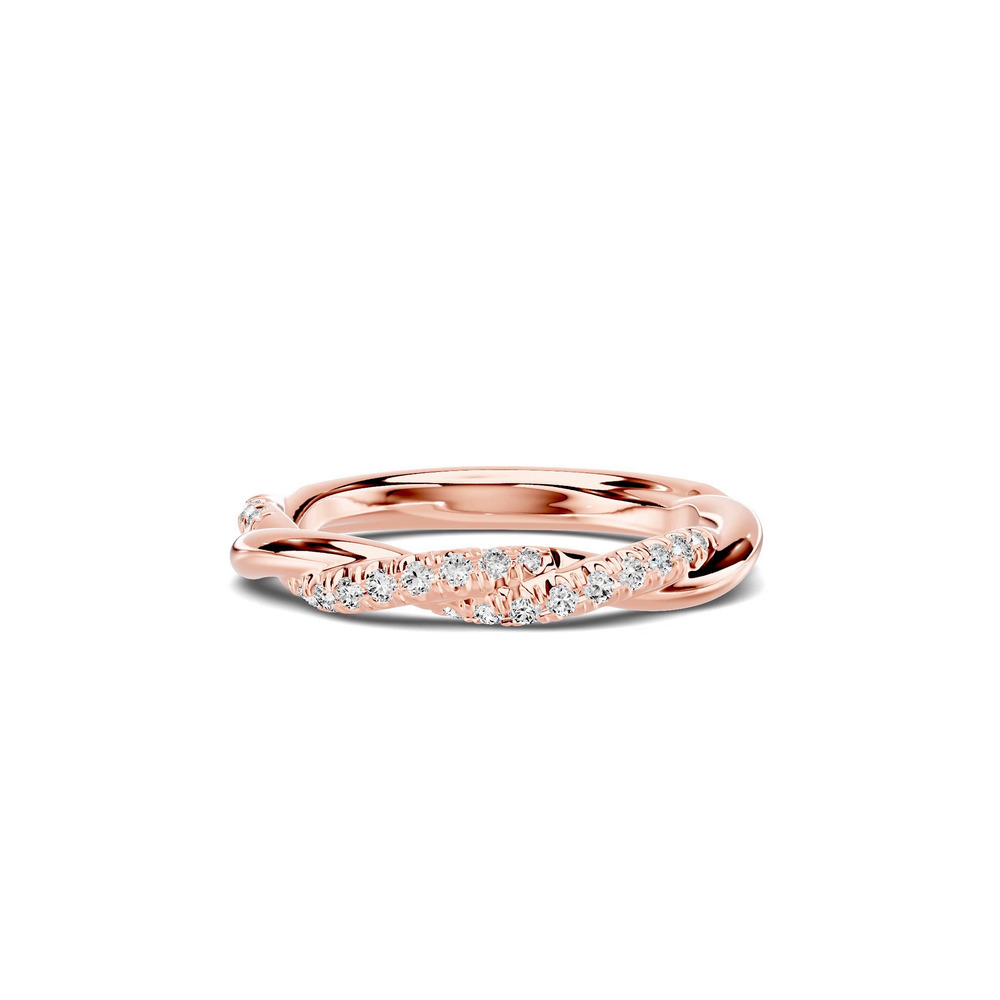 360 degree view of Riona Pavé Twist Band