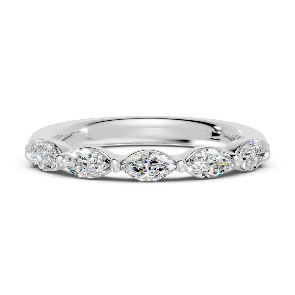 360 degree view of Marquise Five-Stone Lab Diamond Band (0.75 ct. tw.)