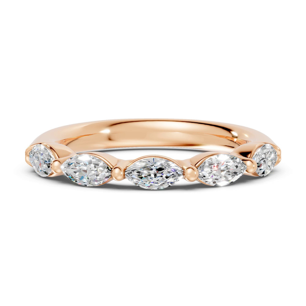 360 degree view of Marquise Five-Stone Lab Diamond Band (1.00 ct. tw.)