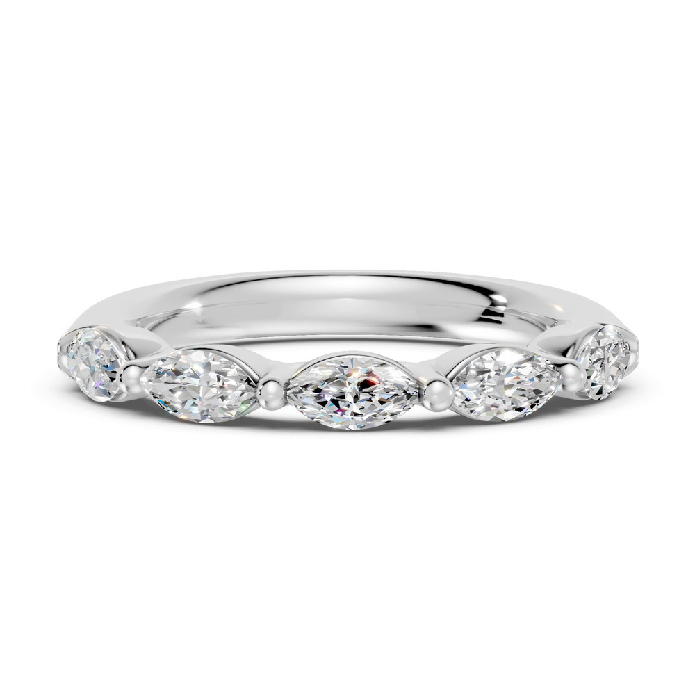 360 degree view of Marquise Five-Stone Lab Diamond Band (1.00 ct. tw.)