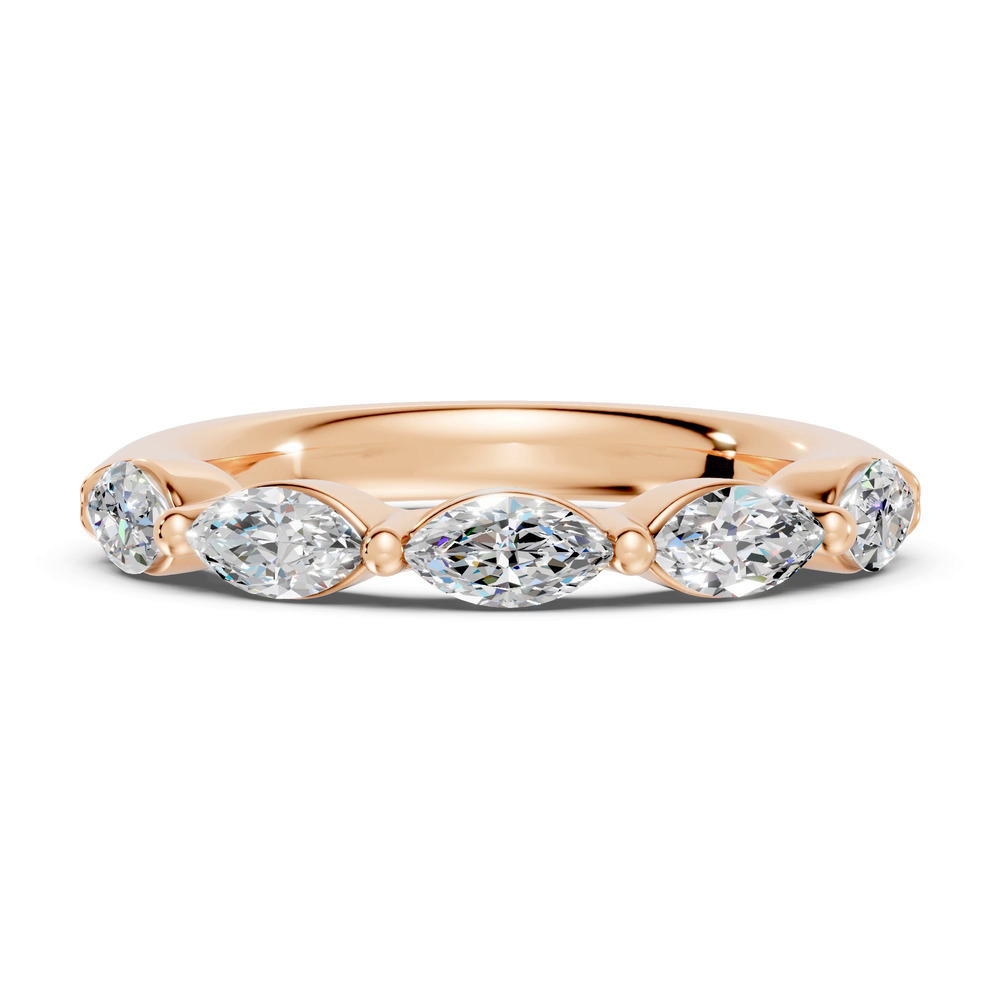 360 degree view of Marquise Five-Stone Lab Diamond Band (1.25 ct. tw.)