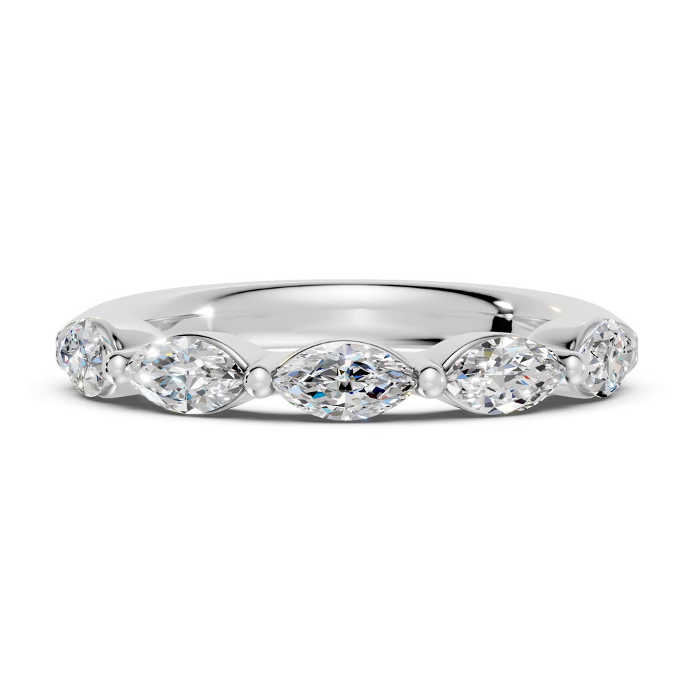 360 degree view of Marquise Five-Stone Lab Diamond Band (1.25 ct. tw.)