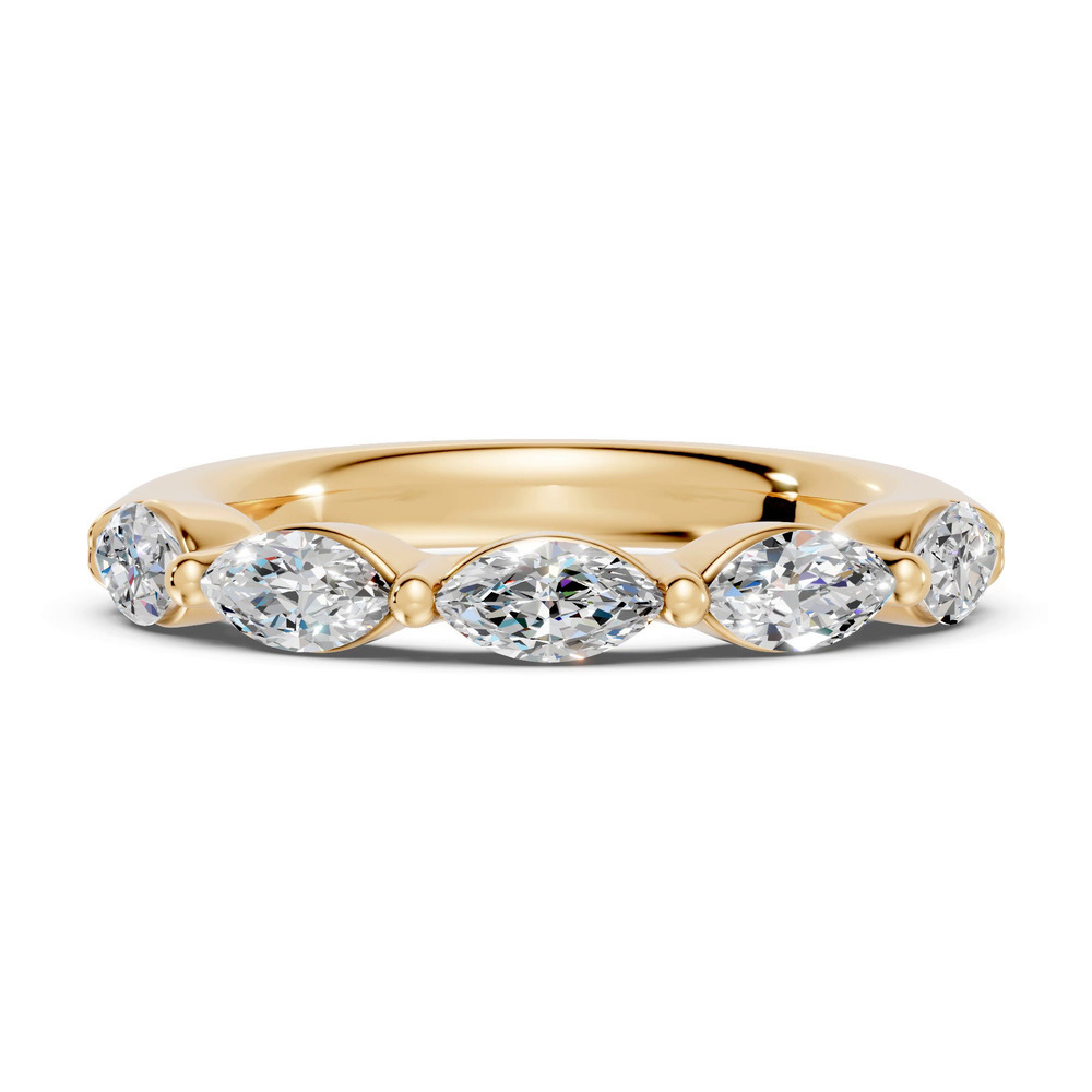 360 degree view of Marquise Five-Stone Lab Diamond Band (1.25 ct tw)