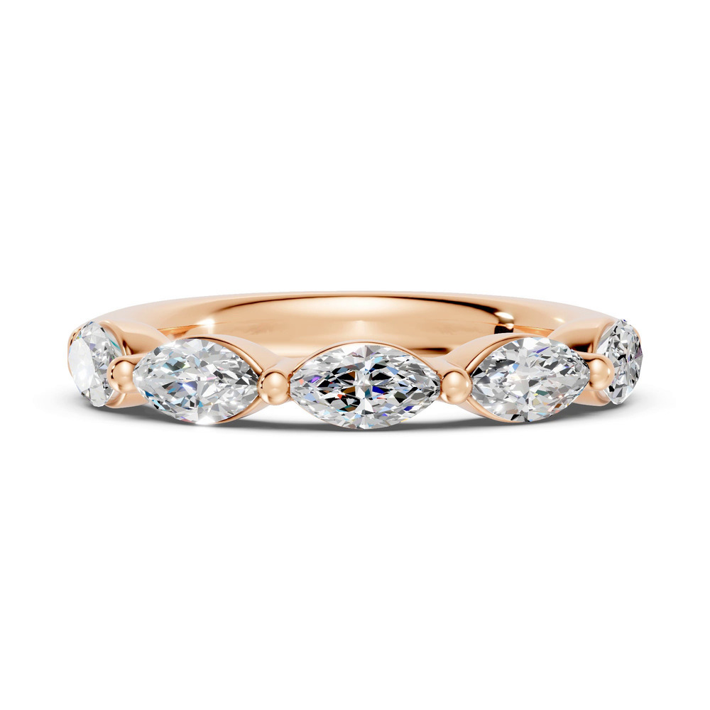 360 degree view of Marquise Five-Stone Lab Diamond Band (1.50 ct. tw.)