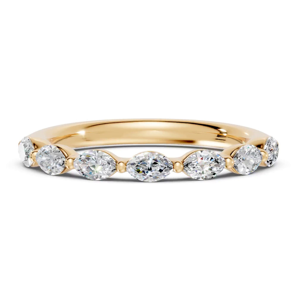 360 degree view of Marquise Seven-Stone Lab Diamond Band (0.75 ct. tw.)