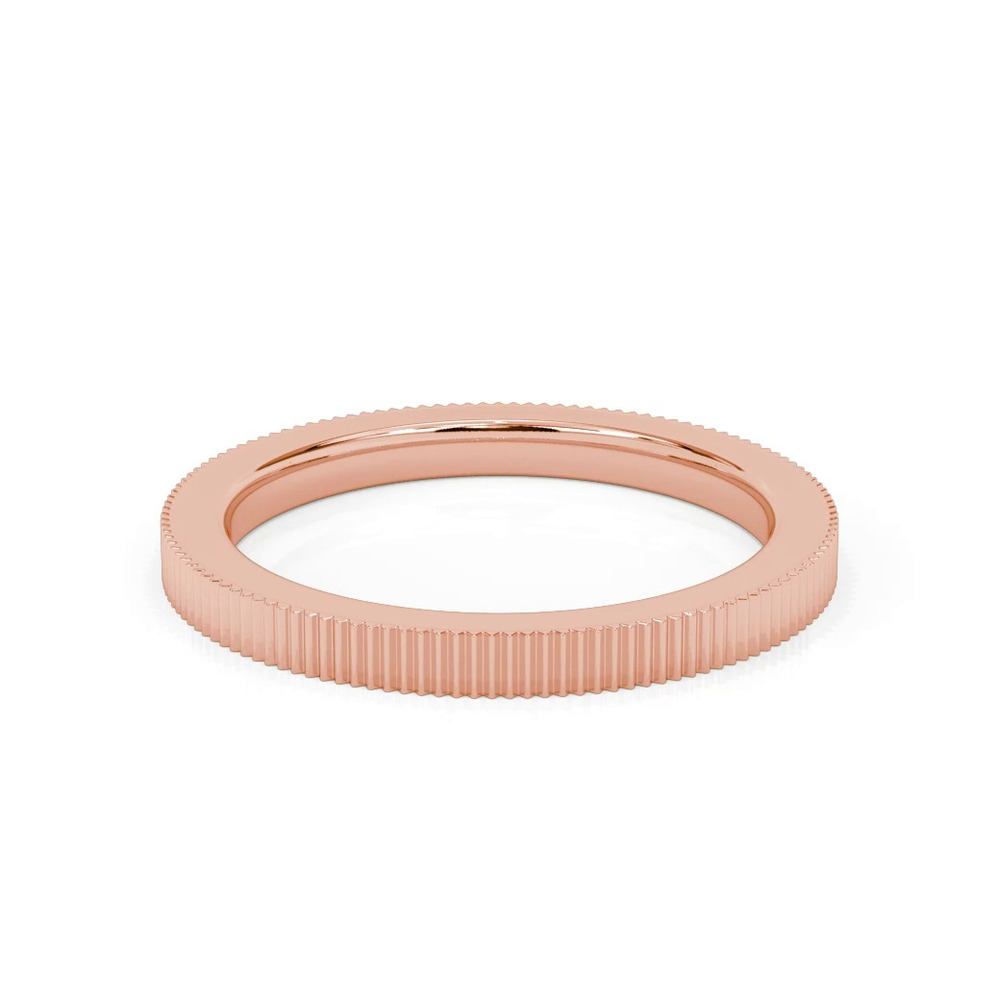 360 degree view of Fluted Band (2mm)
