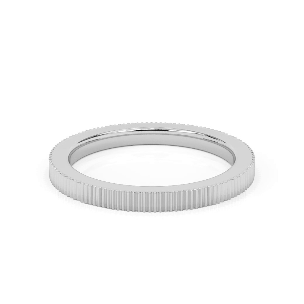 360 degree view of Fluted Band (2mm)