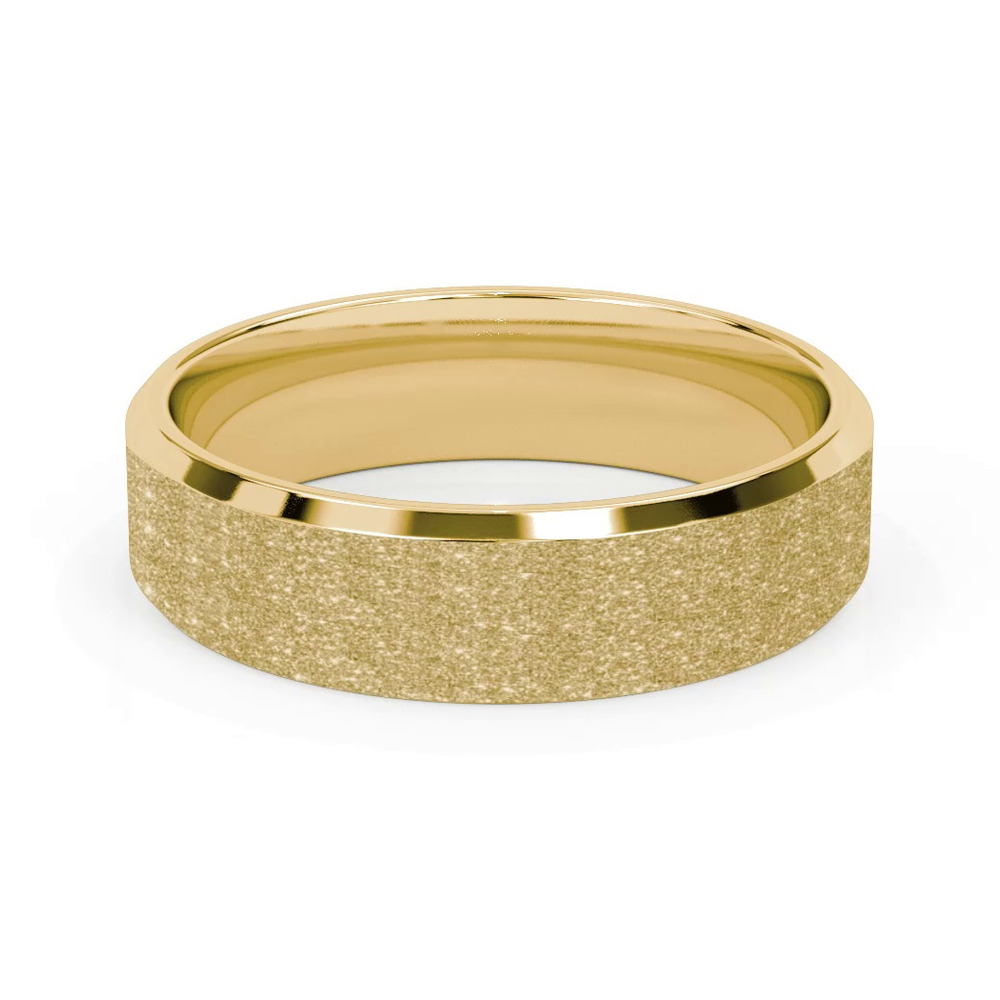 360 degree view of Astra Textured Bevel Band (6mm)