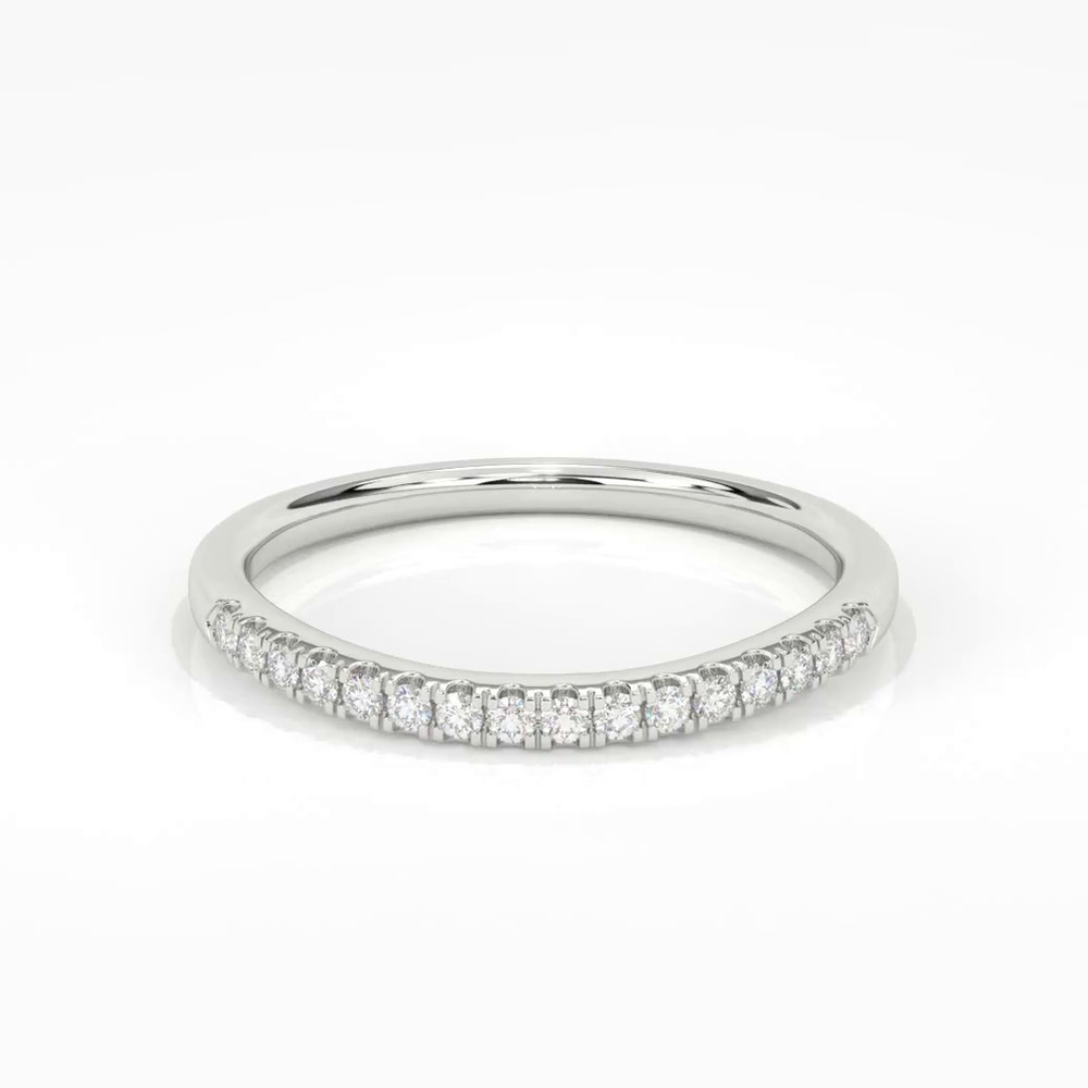 360 degree view of Sky Classic Diamond Wedding Band