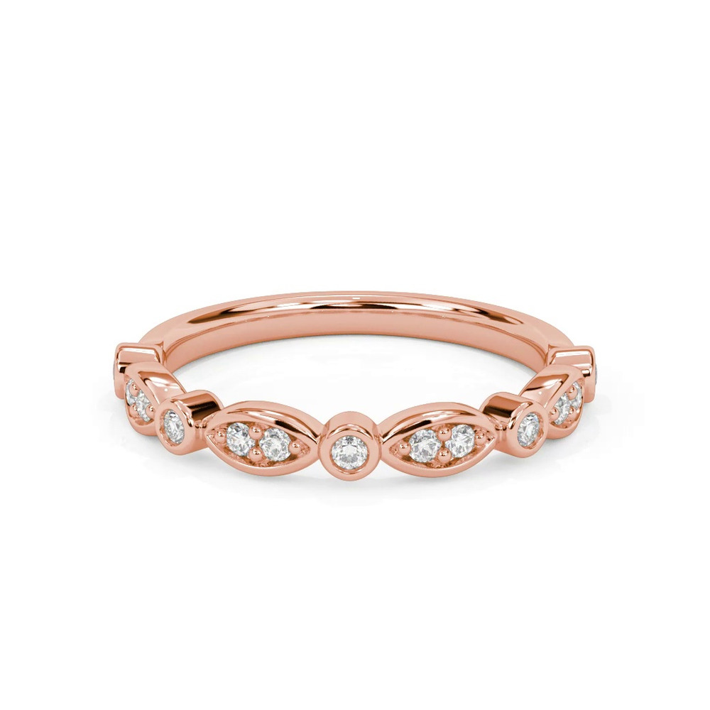 360 degree view of Melani Diamond Wedding Band